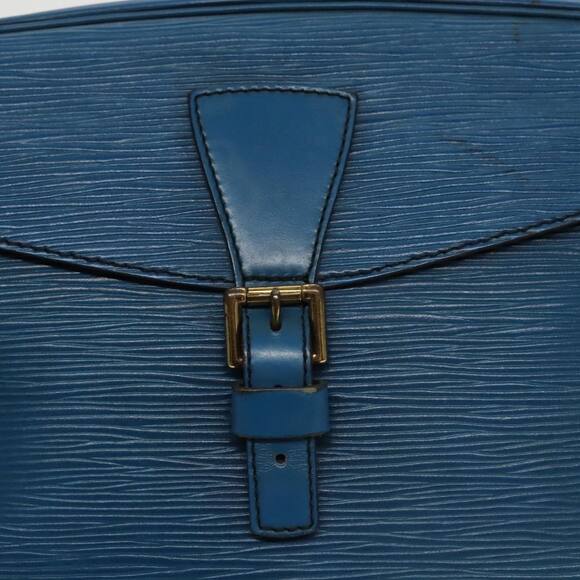 LOUIS VUITTON Epi June Feuille Shoulder Bag Blue M52155 - Picture 14 of 16
